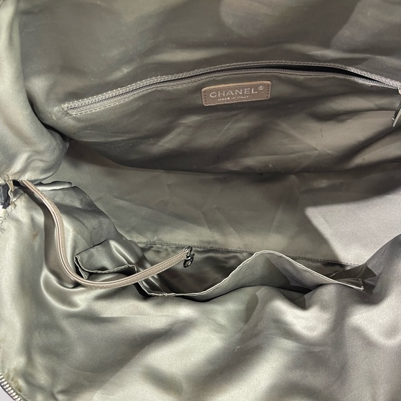 AUTHENTIC Chanel Limited Edition Lady Braid Bowler EUC Black Calfskin leather - Picture 8 of 14